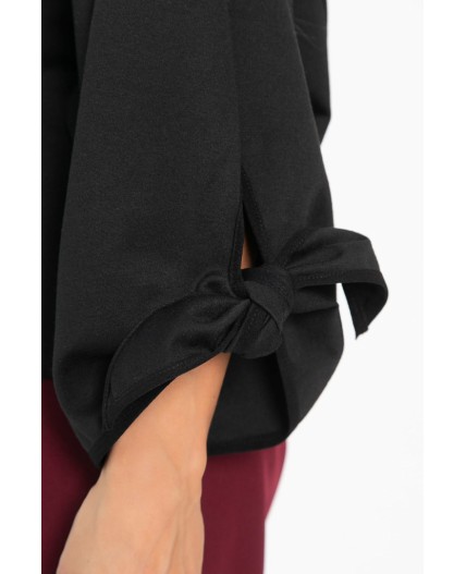 Джемпер с завязками Твист (черный) Б14866-10М
