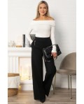 Брюки палаццо Адель (черные) Б14881-8М