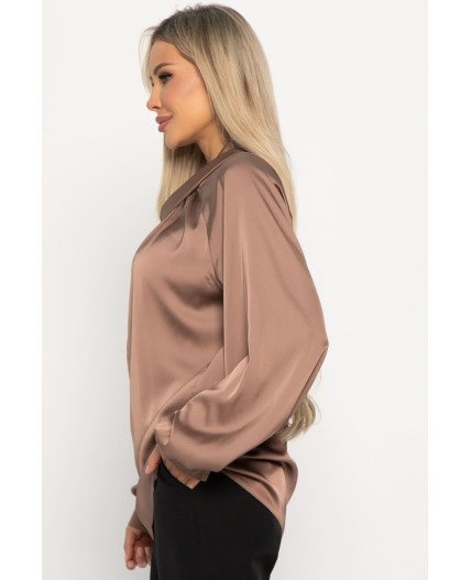 Блуза Элеонора (коричневая) Б14927-30М