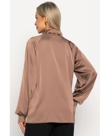 Блуза Элеонора (коричневая) Б14927-30М