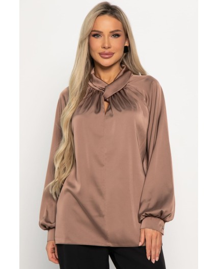Блуза Элеонора (коричневая) Б14927-30М