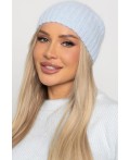Шапка однослойная Большой город (нежно-голубая) Ш26-4М