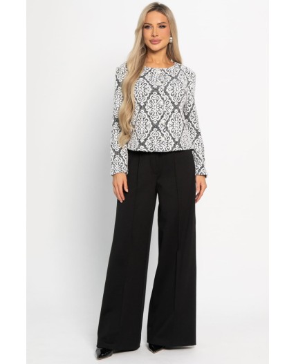 Брюки трикотажные Лаос (черные) Б14933-10М