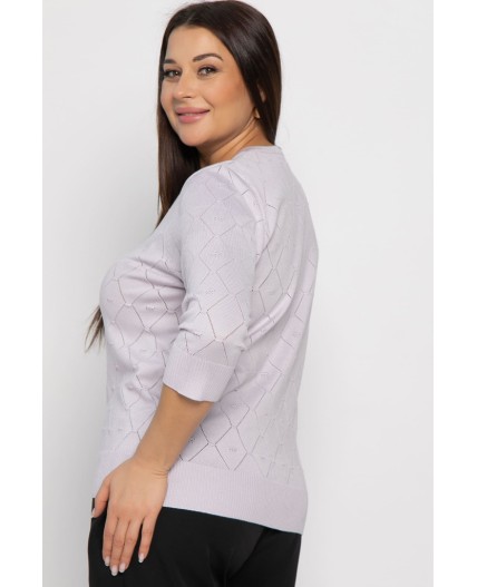 Блуза Нежный узор (сиреневая) Б14938-18М