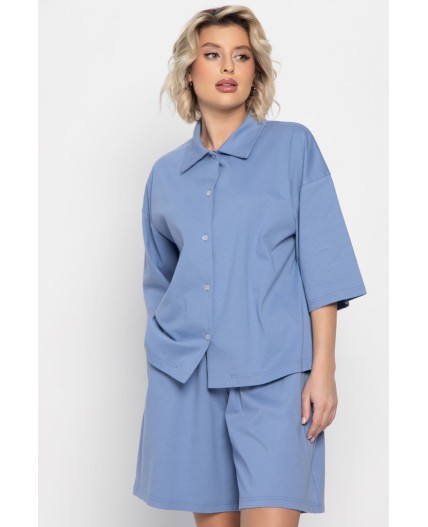 Костюм домашний Облачный уют (голубой) К14981-53М