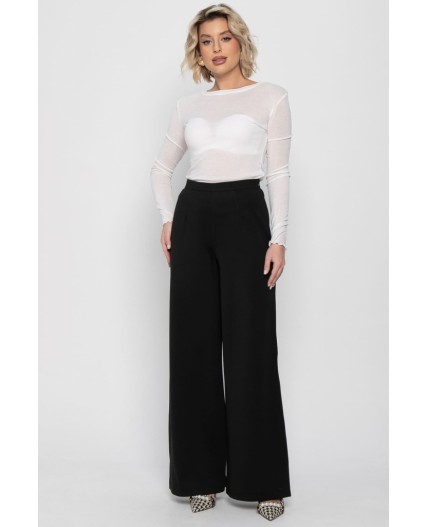 Брюки трикотажные Жанин (черные) Б14978-10М