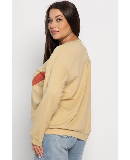 Свитшот Ритм города (бежевый) Б15005-3М