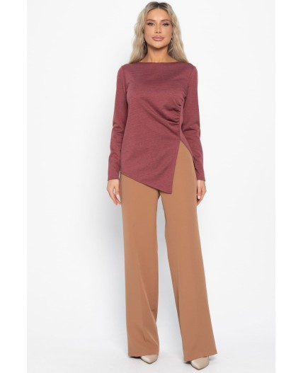 Блуза Тильда (бордовая) Б14995-50М