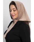 Косынка с завязками Велюр (бежевая) КЗВ11-23М