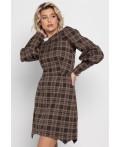 Платье Фелиция (коричневое) П14988-45М