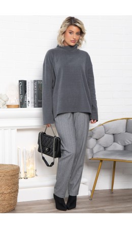 Брюки зауженные Диксон (серые) Б15009-8М