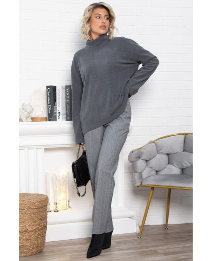 Брюки зауженные Диксон (серые) Б15009-8М