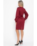 Платье Шарли (бордовое) П15012-18М