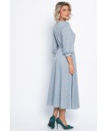Платье трикотажное Ирина НЬЮ (голубой меланж) П15027-9М