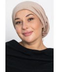 Чалма с резинкой (бежевая) ЧР13-23М