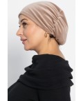 Чалма с резинкой (бежевая) ЧР13-23М