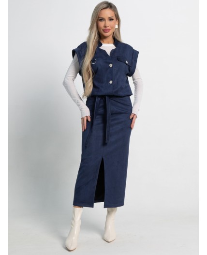 Юбка Мэддис (синяя) Ю15034-39М