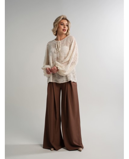 Брюки Безусловный приоритет (молочный шоколад) Б15036-5М