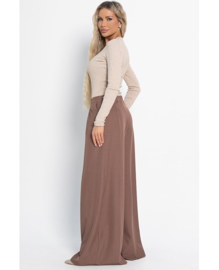 Брюки Безусловный приоритет (молочный шоколад) Б15036-5М