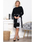 Костюм с юбкой Остин (черный) К15065-13М