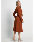 Платье Парижанка НЬЮ (терракотовое) П15067-10М