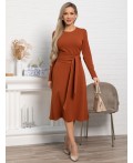 Платье Парижанка НЬЮ (терракотовое) П15067-10М
