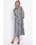 Платье Сьюзен (белый лео) П15091-7М