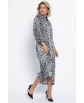 Платье Сьюзен (белый лео) П15091-7М