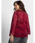 Блуза Лунная ночь (бордовая) Б15071-30М