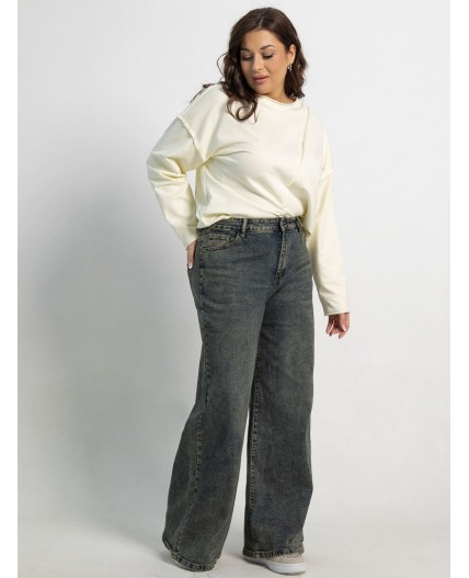 Джинсы Лаччи (сине-зеленые) Б15075-4М