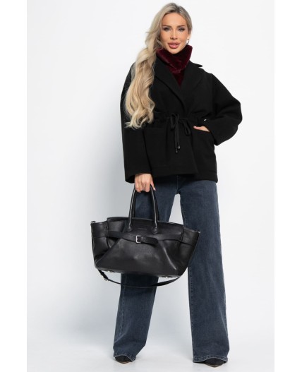 Пальто-пиджак (черный) Б15084-7М