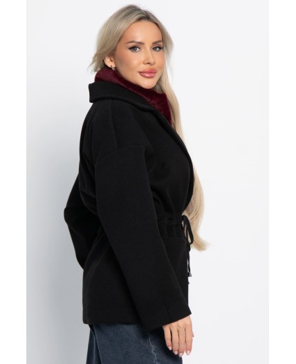 Пальто-пиджак (черный) Б15084-7М