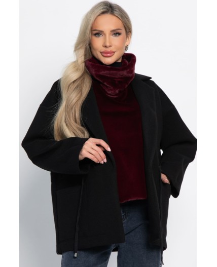 Пальто-пиджак (черный) Б15084-7М