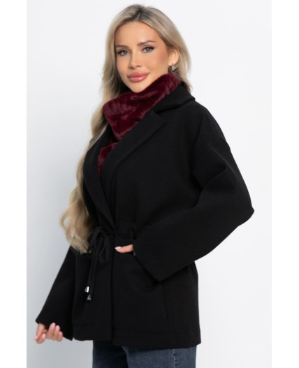 Пальто-пиджак (черный) Б15084-7М