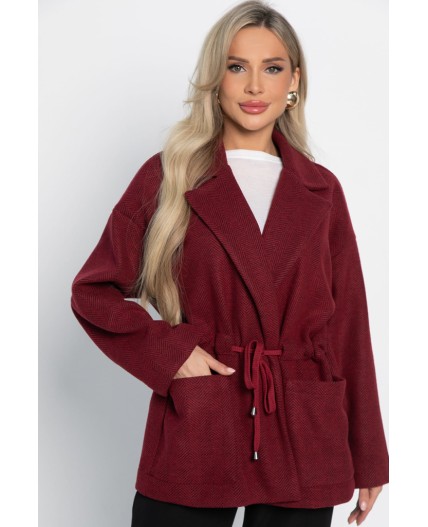 Пальто-пиджак (бордо) Б15083-7М