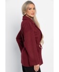 Пальто-пиджак (бордо) Б15083-7М