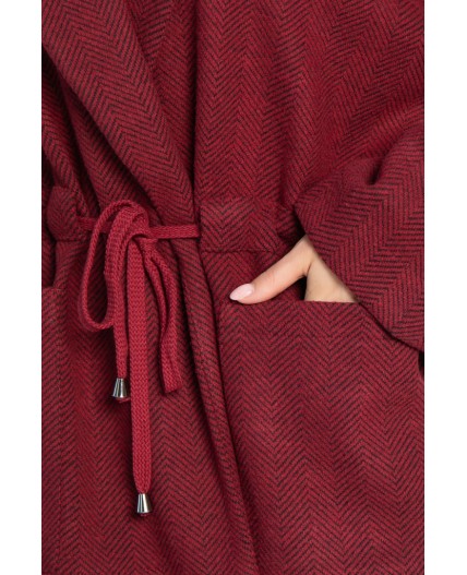 Пальто-пиджак (бордо) Б15083-7М