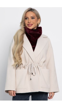 Пальто-пиджак (бежевый) Б15086-7М