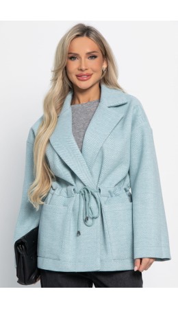 Пальто-пиджак (голубой) Б15087-7М
