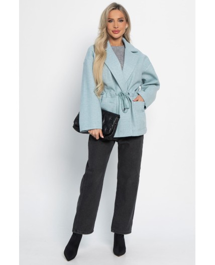 Пальто-пиджак (голубой) Б15087-7М