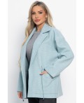 Пальто-пиджак (голубой) Б15087-7М