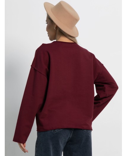 Блуза Эйрин (бордовая) Б15103-35М