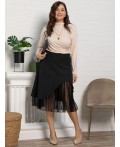 Юбка Виттория (черная) Ю15110-3М