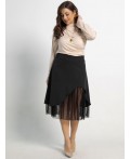 Юбка Виттория (черная) Ю15110-3М