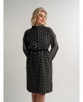 Платье Латута (черно-белое) П15105-18М