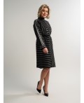 Платье Латута (черно-белое) П15105-18М