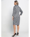 Платье Граффити (черно-белое) П15107-19М