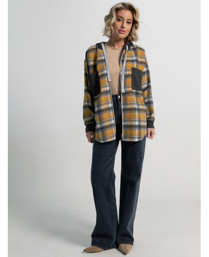 Рубашка Больше чем стиль НЬЮ (желтая) Б15127-50М