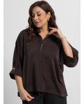Блуза Серенада (шоколад) Б15134-24М