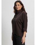 Блуза Серенада (шоколад) Б15134-24М